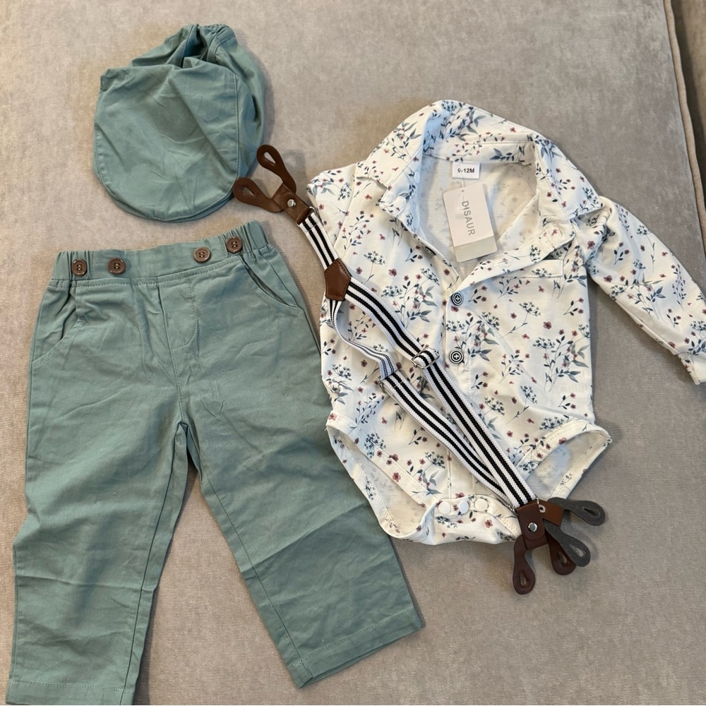NWT infant outfit, 4 pc, size 9-12 month